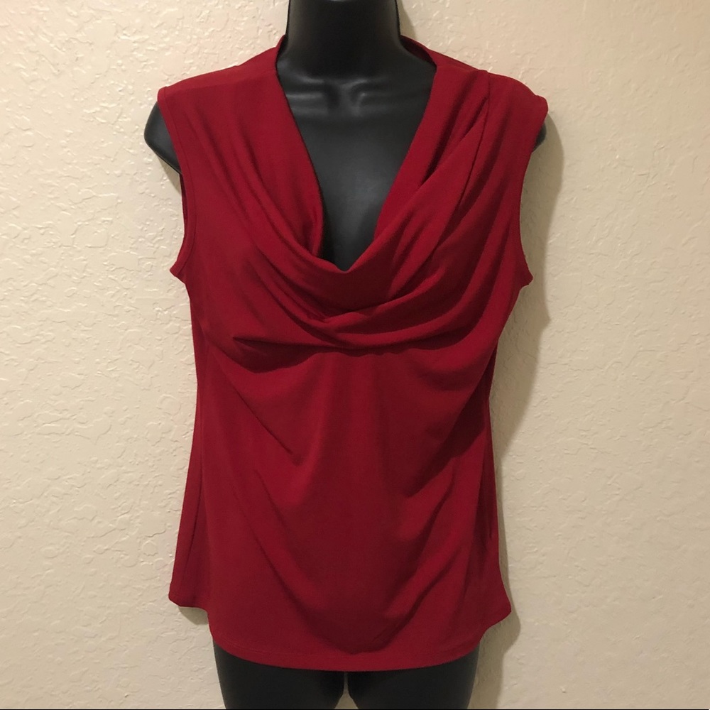 Michael Kors Sleeveless Red Top Size Small